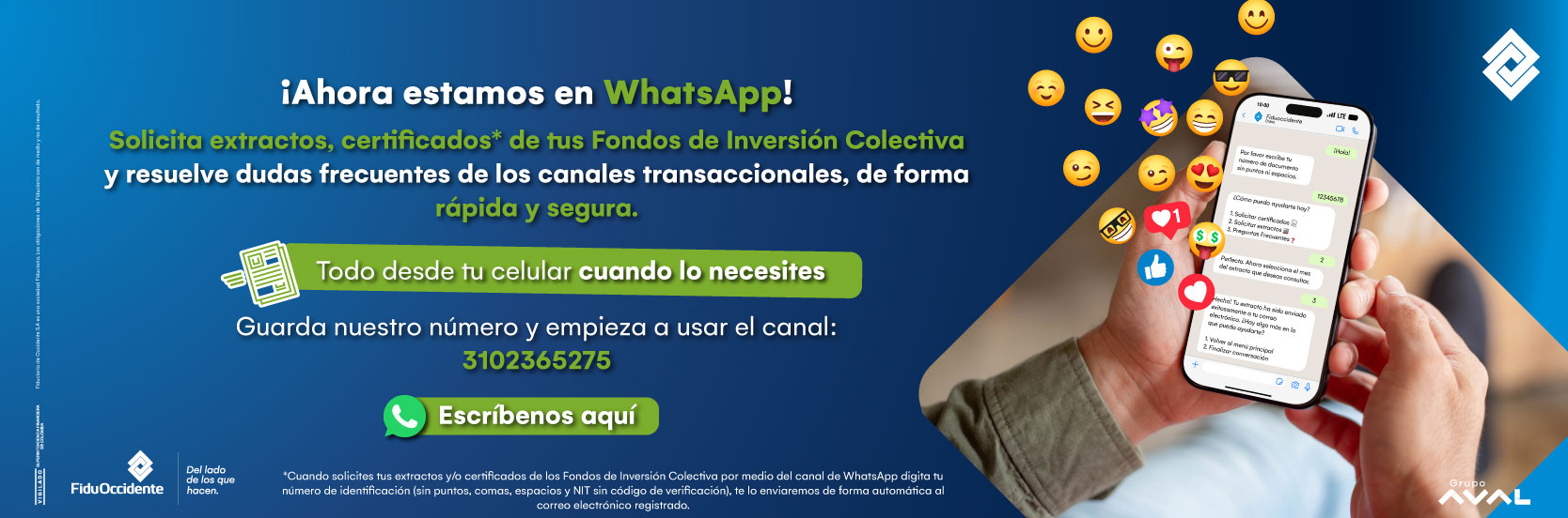Campaña whatsapp